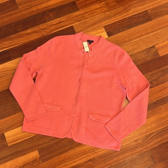 ⭐️ New 3 Piece Bundle Outfit Talbots Cardigan Top & Skort Size PXL - Picture 11 of 16